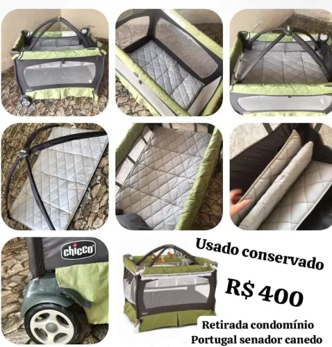 Berço chiqueirinho da marca Chicco 