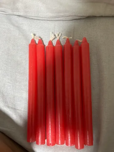 Velas vermelhas