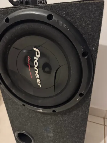 Caixa de grave  pioneer + módulo stetsom