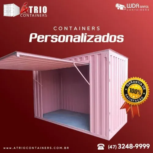 Container Loja desmontável e 100% AÇO GALVANIZADO