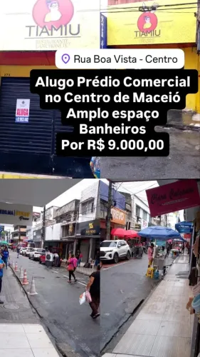 ALUGO PONTO COMERCIAL NA RUA BOA VISTA NO CENTRO DE MACEIÓ.