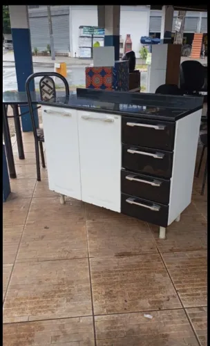 Balcao de aço itatiaia usado