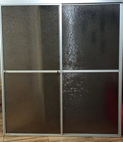 Porta completa Box acrílico fumê 