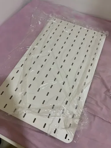 Pegboard MDF 34x59 Organizador Setup Gamer Home Office Branco