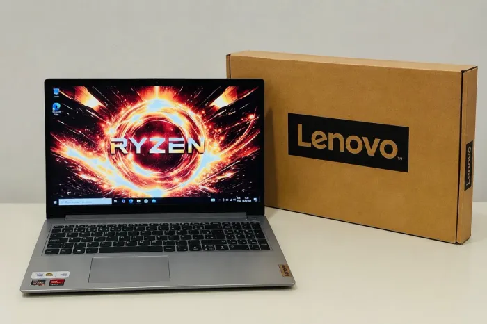Notebook Lenovo Ryzen 3 7320U 4GB Ram DDR5 256 Ssd NVMe + Placa AMD Radeon(TM) 610M