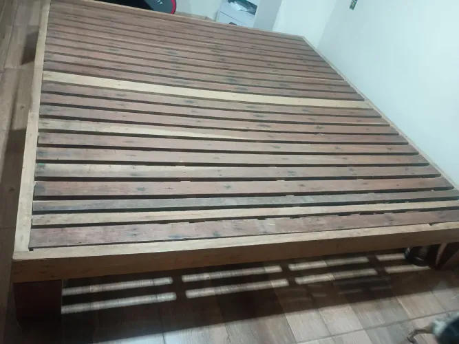 Cama  rústica casal