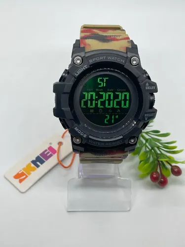 Relógio Digital Esportivo SKMEI LED Vermelho Resist à Prova D?Água Cronômetro Alarme