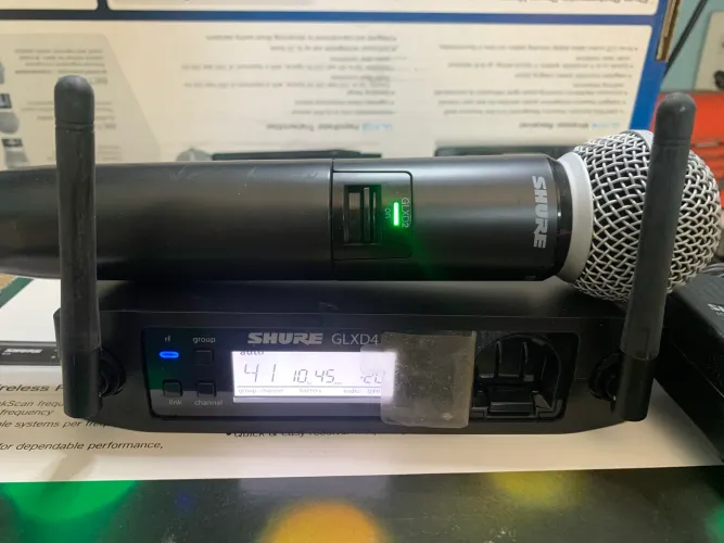 Microfone sem fio Shure GLXD4 Z2