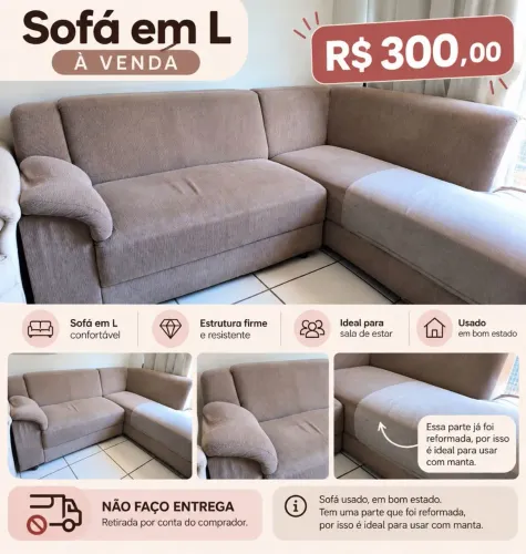 Sofá em L