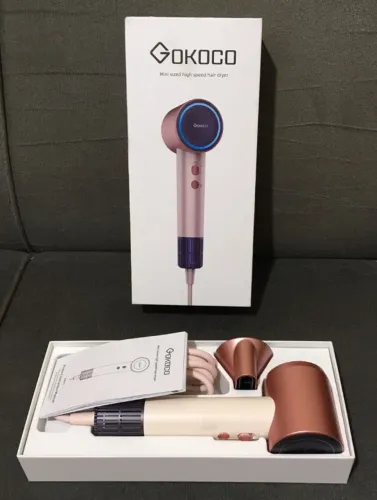Secador de Cabelo Profissional Gokoco GD033 4 Níveis de Calor 127V - NOVO