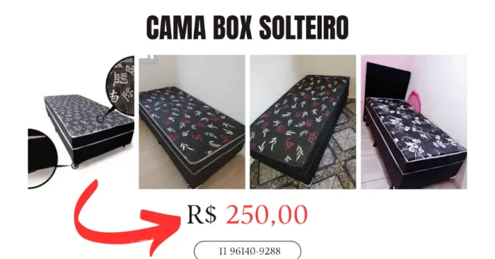 cama box casal