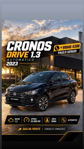 Fiat Cronos Drive 1.3 8V Flex Aut. 2023