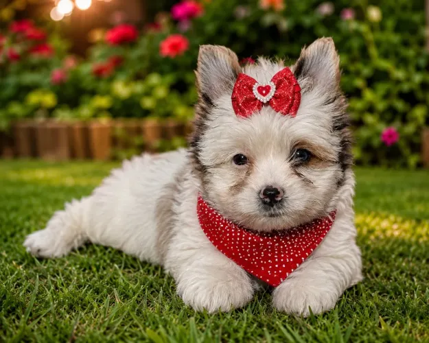 Yorkshire merle fêmea impecável micro!