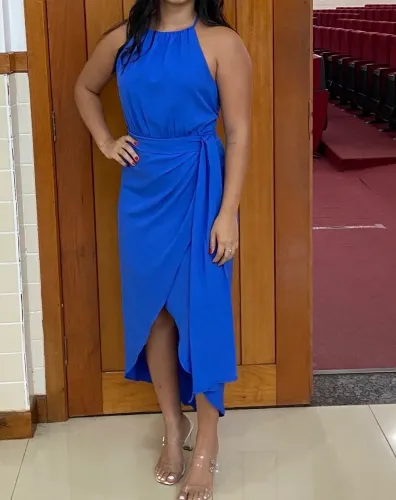 VESTIDO AZUL ROYAL