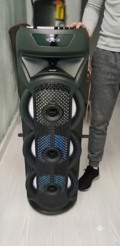 Caixa de som Bluetooth com rádio FM GIGANTE 1 metro