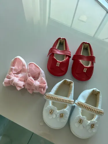 Sapatos bebê até 3 meses