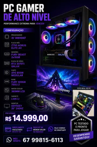 Pc gamer alto nível