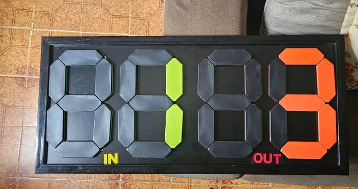 Placar de substituição manual 