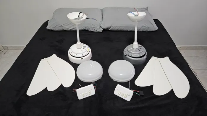 Kit 2 Ventiladores Ventisol Fênix 96cm com Luz - Conservados