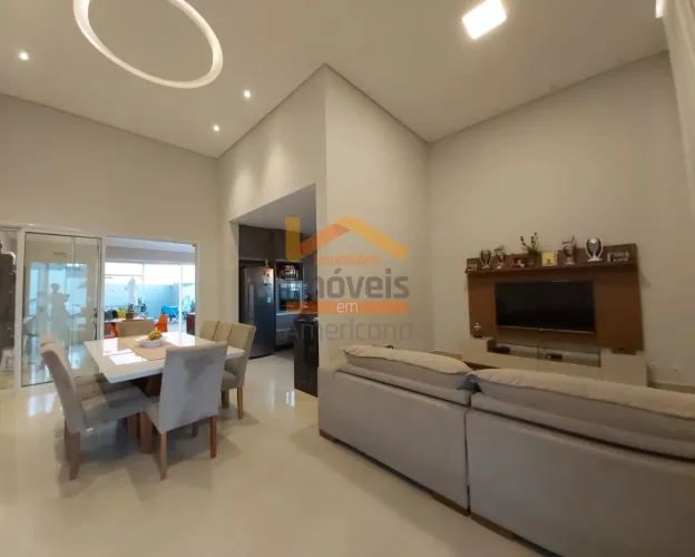 Oportunidade única! Casa de alto padrão à venda em condomínio fechado em Americana-SP, Lot