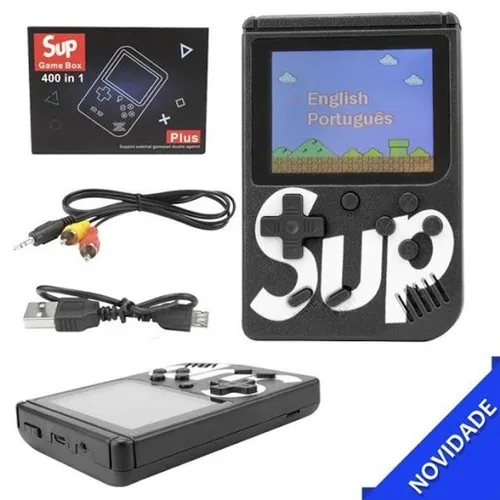 Vídeo Game Portátil 400 Jogos Internos Mini Game Sup