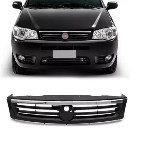 Grade superior Prime tem que pintar parachoque Palio Siena Strada Economy c friso cromado
