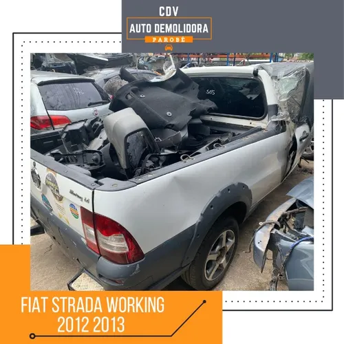 Fiat Strada Working 2012 2013 disponível para venda de peças