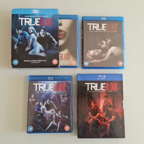 Box Bluray True Blood (temporadas 1 A 4) - 20 Discos - Original