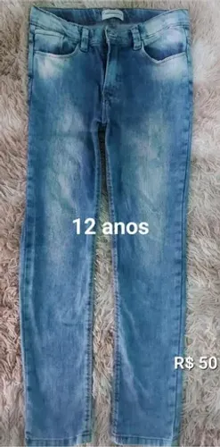 Calça Nova Jeans Menino