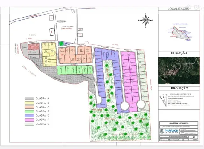 Vendo Área de 66.000m2 com projeto de loteamento pré-aprovado.