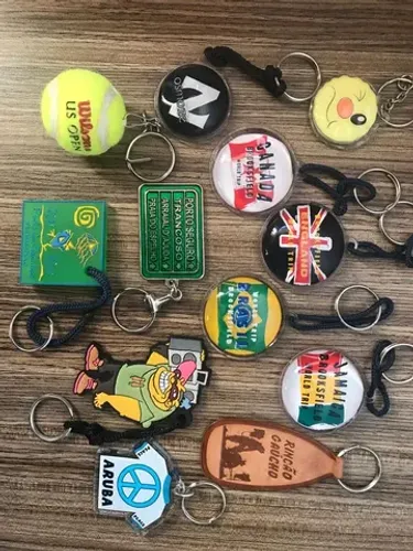 Chaveiros para coleção vintage 