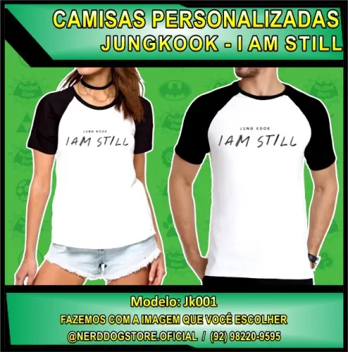 JungKook - I am Still - Camisas Personalizadas Kpop Coocky Bts JK Jeon - NerdDog Store