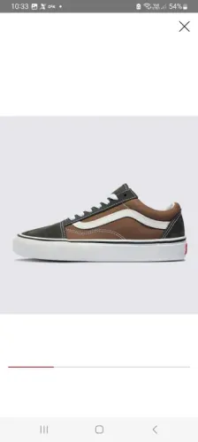 Tênis VANS OLD SKOOL POP CANVAS BROWN MULTI Verde e Marrom Tam 36/40/
