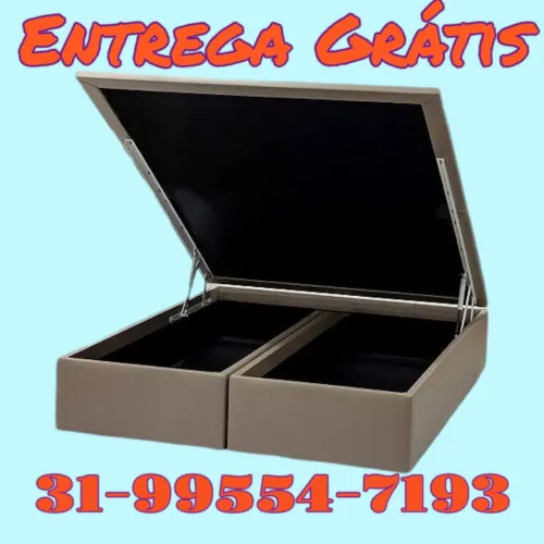 CAMA BOX CASAL BAÚ BIPARTIDO / DIRETO DA FÁBRICA