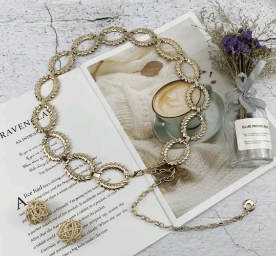 Cinto Feminino Dourado NOVO