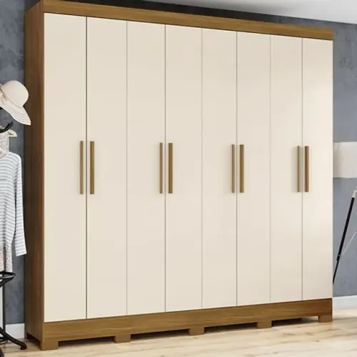 Guarda-Roupa 8 Portas B51 - Entrega/Montagem Grátis para Fortaleza