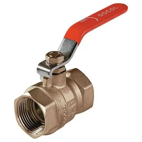 Registro De Gás Esfera Reta Alavanca Rosca 1/2 Npt F X F
