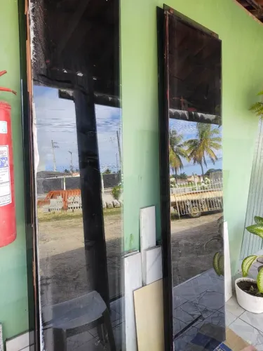 Portas de vidro fumê de correr