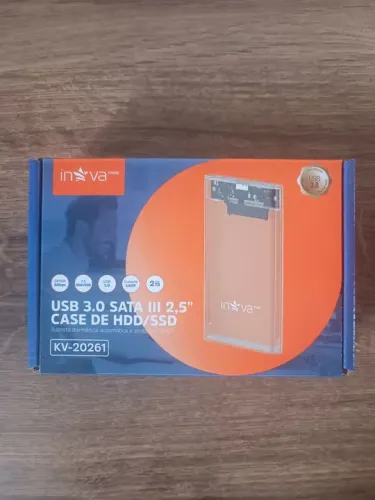 Case para HD/SSD 2.5'' Inova KV-20261 - USB 3.0 SATA III