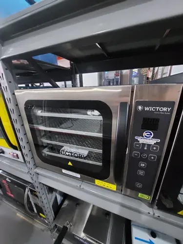 Forno elétrico industrial turbo com vapor 