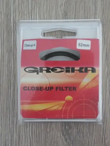 Filtro Close Up+4 Para Lente 52mm, Greika