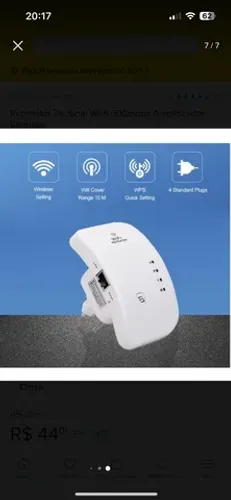 Repetidor de sinal Wi-Fi