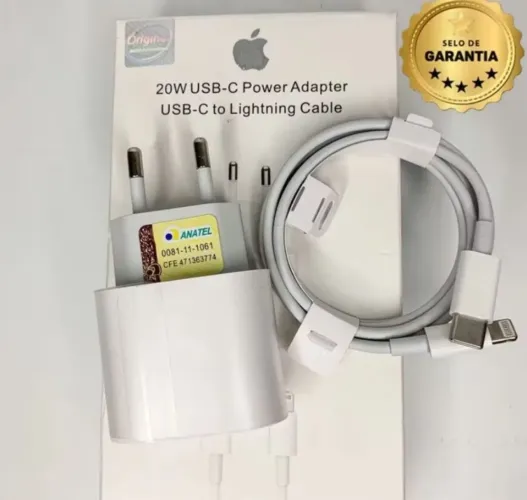 Carregador Turbo para IPhone homologado pela Anatel apenas 60,00 à unidade