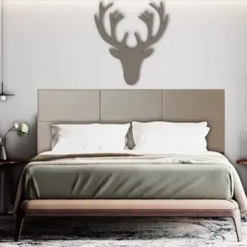 Promoção Cabeceira Inglaterra bege casal