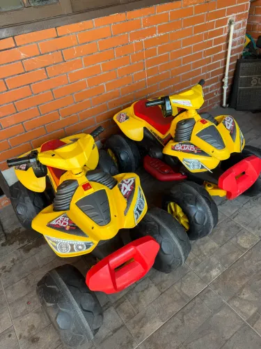 Quadriciclo Elétrico Infantil - Quad ATV - 12v - Amarelo - Bandeirante