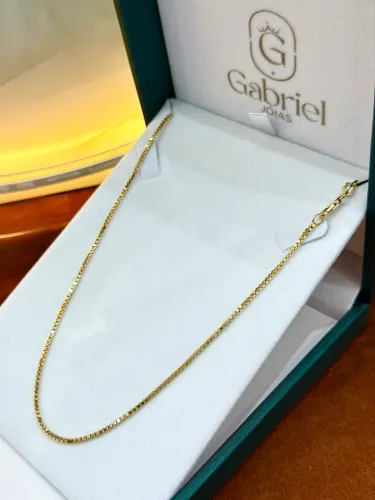 Cordão de ouro feminino modelo veneziana 8.1g ( LOJA FÍSICA)