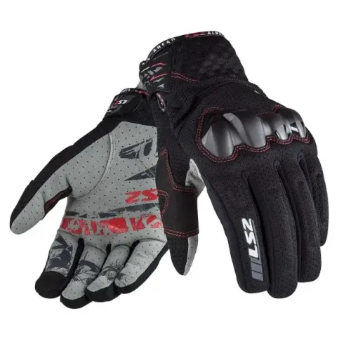 LUVA LS2 CHAKI PRETO