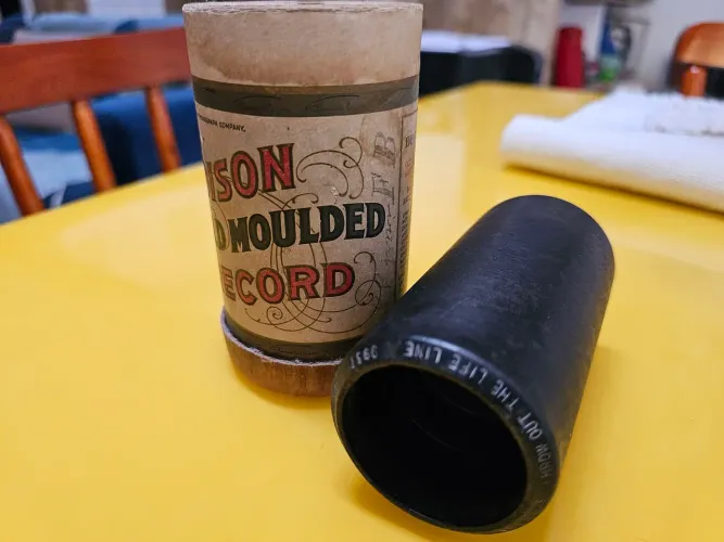 Cilindro fonográfico Edison 