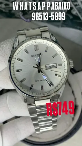 Relógio TAG HEUER CARRERA Automático Fundo Branco
