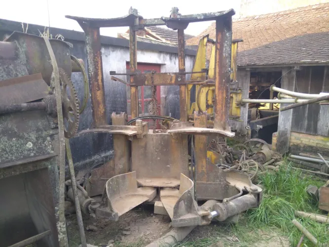 Cabeçote florestal feller com tesoura hidráulica 